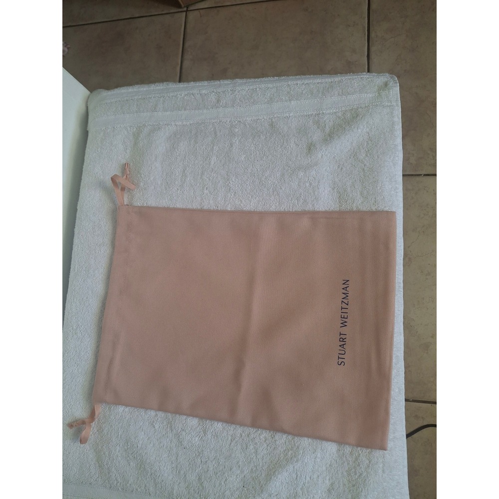 Stuart Weitzman Blush Pink Drawstring Dust Bag Shoe bag Storage Accessory - Picture 1 of 3